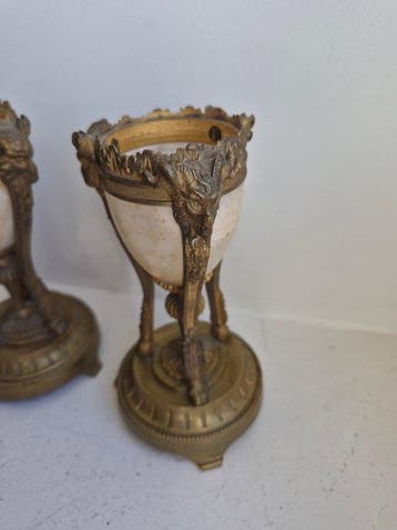 Cassolette (2) - Verguld brons