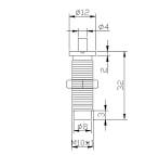 Gripper Schapsysteem voor zwevende plank tot 20mm XL, Verzenden, Nieuw