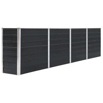 Plantenbak 320cm antraciet | -34% Retour deal | Sla toe!, 100 cm of meer, Verzenden, Zo goed als nieuw, Metaal