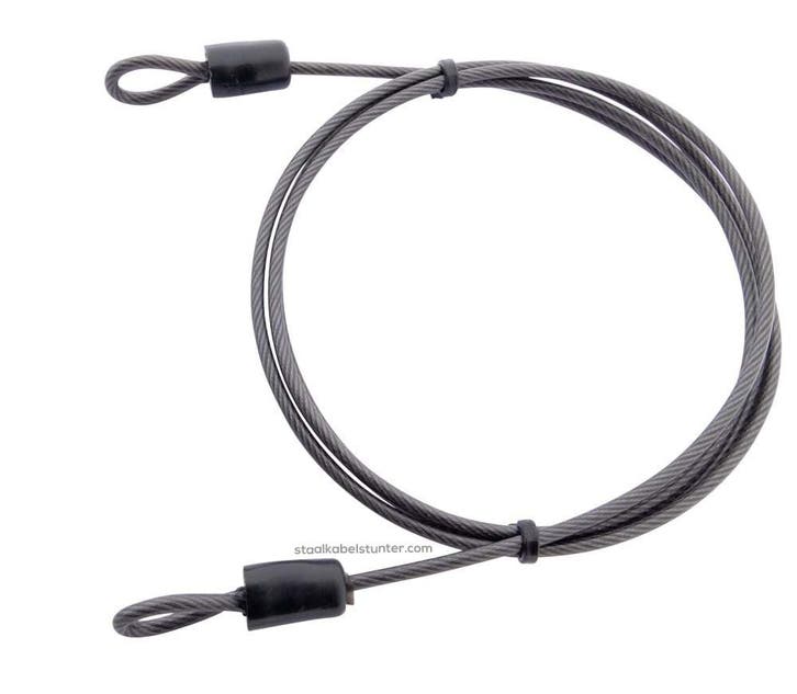 Staalkabeltjes met lussen voorzien van draadklem - 2.5mm, Jardin & Terrasse, Jardin & Terrasse Autre, Envoi