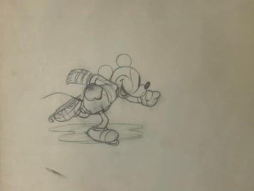 Walt Disney - Animation Drawing - 1 Originele kunst - Walt, Nieuw
