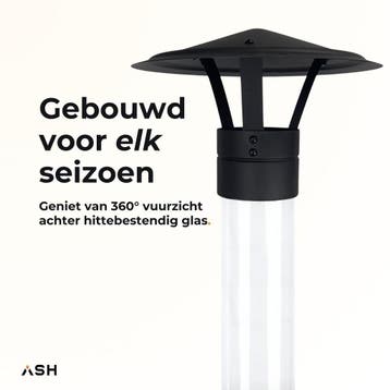 ASH Pelletkachel – Pyra Verrijdbare Terrasverwarmer, Verzenden, Nieuw