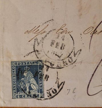 Italiaanse oude staten - Toscane 1857 - 6 Gekke