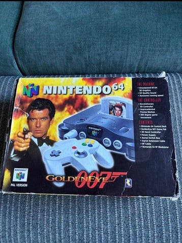 Nintendo - Nintendo 64 - 007 Golden eye - Videogameconsole +, Nieuw