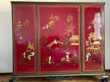 Kleerkast - Hout - Chinoiserie/art déco
