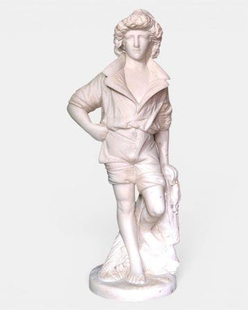 Beeld, Masaniello Giovane Pescatore Napoletano - 60 cm -