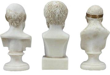Figuur - Socrate Aristotele Platone - Albast