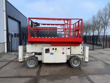 Veiling: Schaarhoogwerker Genie GS2669 RT Diesel 9.9m 2016, Ophalen