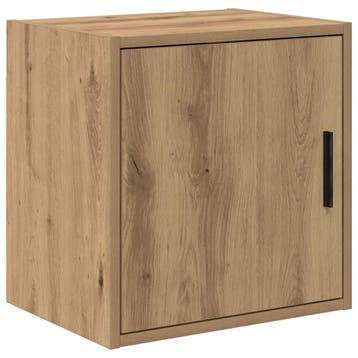 vidaXL Garage wandkast bewerkt hout ambachtelijk eiken, Verzenden