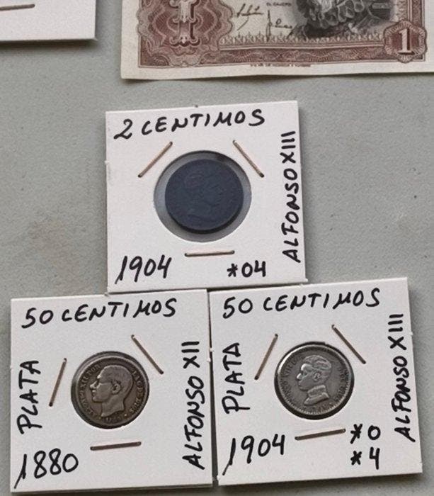 Spanje. Peseta 1880-1996 (Zonder minimumprijs), Postzegels en Munten, Munten | Europa | Niet-Euromunten