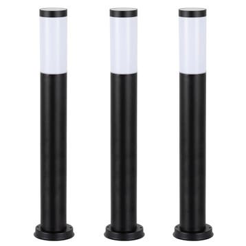 Tuinverlichting Modern Lech zwart 2 set 3 stuks tuinlamp, Verzenden