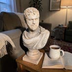 sculptuur, Caracalla imperatore su Marmo - 42 cm - Gegoten