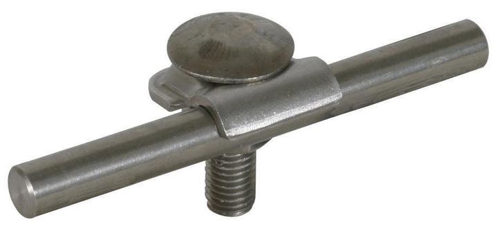 Dehn Cadre de serrage Rd 6-10mm StSt avec vis à tête bombée, Doe-het-zelf en Bouw, Elektriciteit en Kabels, Verzenden