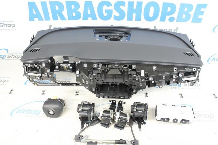 Airbag kit – Tableau de bord gris Skoda Enyaq (2020-…), Auto-onderdelen, Dashboard en Schakelaars