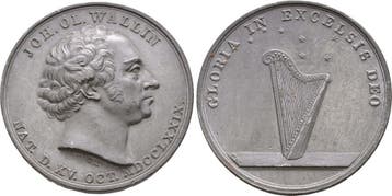 Zinnmedaille v Carl Magnus Mellgren o J (1835) Schweden:..., Verzenden
