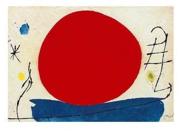 Joan Miro (1893-1983) - “Senzo titolo, 1967”. Gesigneerd in
