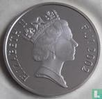 Fiji 10 dollar 2002 (PROOF) Peregrine Falcon, Verzenden, Losse munt, Goud