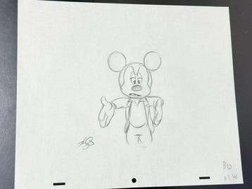 Walt Disney - Originele animatietekening van Mickey Mouse -, Collections