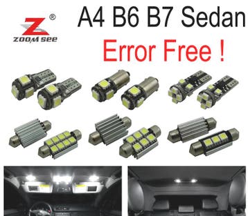 Kit 20 Ampoules Led Intérieur Pour Audi A4 S4 Rs4 B6 B7 Berl, Verzenden