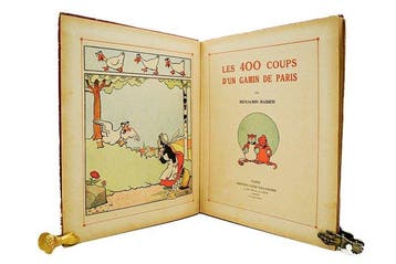 Benjamin Rabier - Les 400 coups dun gamin de Paris - 1933, Antiek en Kunst