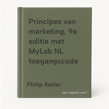 Principes van marketing, 9e editie met MyLab NL toegangscode, Verzenden, Zo goed als nieuw, Philip Kotler