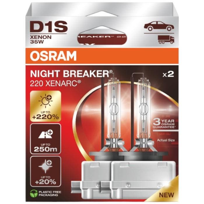Osram D1S Night Breaker 220 Xenarc +220% Xenonlampen, Autos : Pièces & Accessoires, Éclairage, Envoi