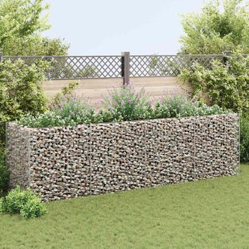 vidaXL Gabion plantenbak verhoogd 360x90x100 cm staal, Verzenden