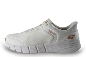 Skechers Instappers in maat 47½ Wit, Verzenden, Overige typen
