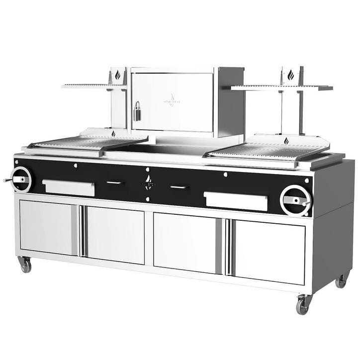 Houtskoolgrill | PARRILLA F | Oppervlak 1260x620 |, Articles professionnels, Horeca | Équipement de cuisine, Envoi