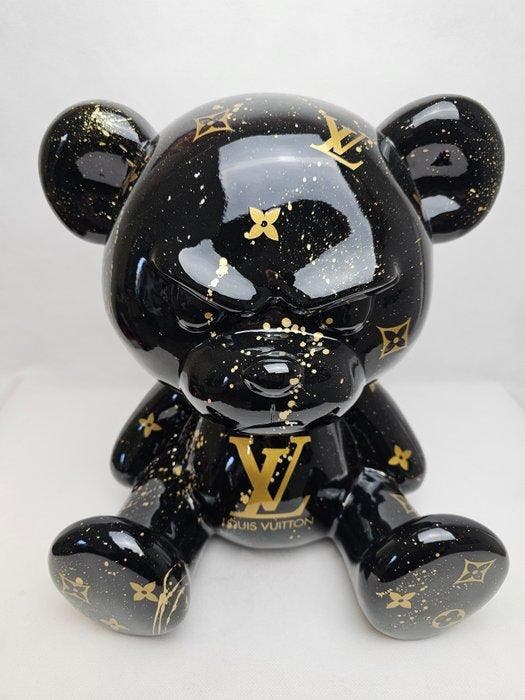 ArtBrut by Ann - Mad Bear - LV Splash II, Antiek en Kunst, Kunst | Designobjecten