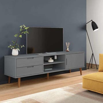 Tv-meubel Molde grijs | 67% korting | Retour deal, Verzenden