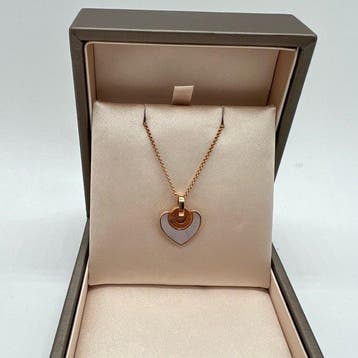 Bvlgari - Collier avec pendentif Or rose