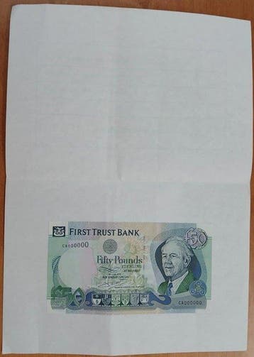 Noord-Ierland. - 50 Pounds - 2009 - Master Machine Proof -