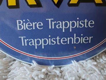 ORVAL trappistenbier - Emaille bord - Emaille