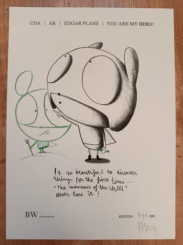 Edgar Plans (1977) - You are my Hero ! · Petit dessin