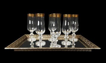 Theresienthal - Amplia Cenefa en Oro 24 ql. - Drinkservies