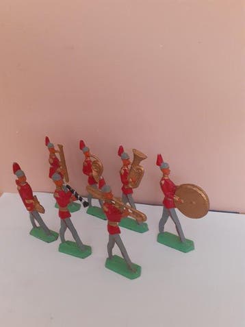 Figure en étain - Fanfare (12) - Étain, Nieuw