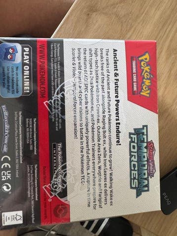 Pokémon Booster box - Temporal forces boosterbox English -