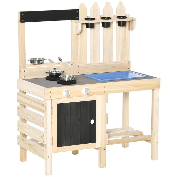 2dekans | HOMCOM Kinderkeuken – Compleet Speelkeukentje met, Enfants & Bébés, Jouets | Jouer aux cuisines, Enlèvement ou Envoi