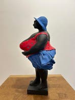 christian PAIX - Beeldje, À la plage - 30 cm - Hars,