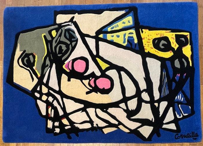 Corneille (1922-2010) - Tapis Cobra, Antiquités & Art, Art | Objets design