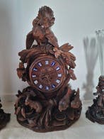 Zwarte Woud pendelklok (3) - Hout - 1850-1900