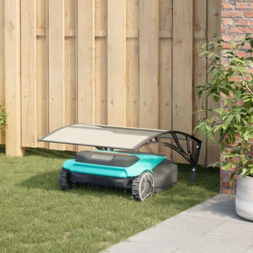 vidaXL Robotmaaiergarage Zwart 80x101x46 cm, Verzenden