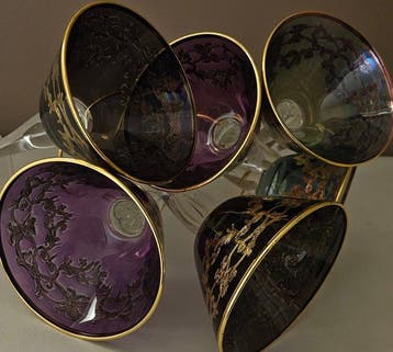 antica cristalleria italiana - Drinkservies (6) - De