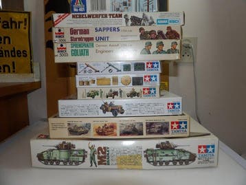 TAMIYA/ESCI/ITALERI - Bouwpakket (10) - 1940/1990 Schaal, Nieuw