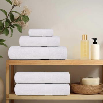 vidaXL Gastendoekjes FROGN 10 st 30x50 cm 360 g/m² wit, Huis en Inrichting, Verzenden, Nieuw