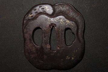 Katana - Fer forgé - C6-291 Mashroom Tsuba : Shoami - Japon
