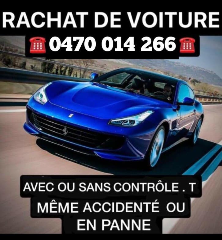 DEVIS GRATUIT = TÉL 0470 014 266, Auto diversen, Auto Inkoop