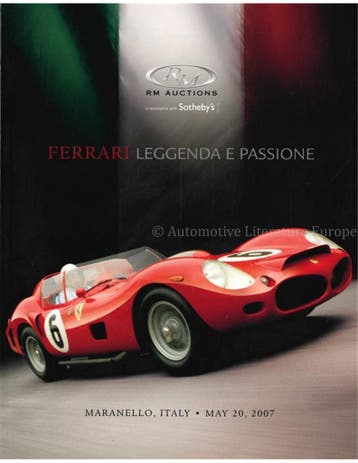 FERRARI LEGENDA E PASSIONE, RM AUCTIONS (IN ASSOCIATION
