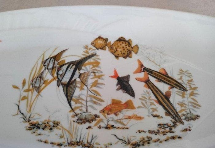 Porcelaine Française Fabrication Artisanale PF - Serveerset, Antiek en Kunst, Antiek | Meubels | Tafels
